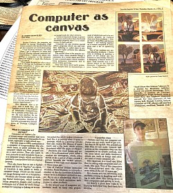 Computer as Canvas 3/19/1998 cadmus students Heather Adkins, Eric Messik, Randy Crews